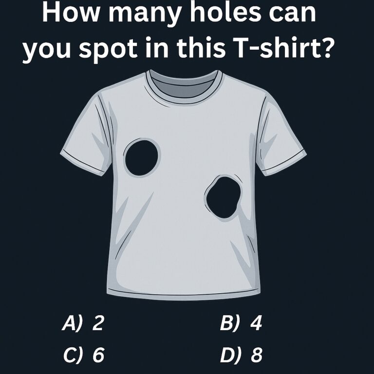 The T‑Shirt Hole Illusion That’s Driving the Internet Crazy