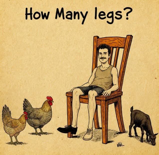 How many legs you can see?